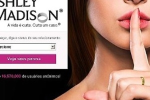 Reprodução Detalhe do site Ashley Madison, para encontros entre casados