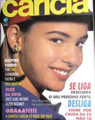 Regiane Alves na "Carícia" - maio de 1993