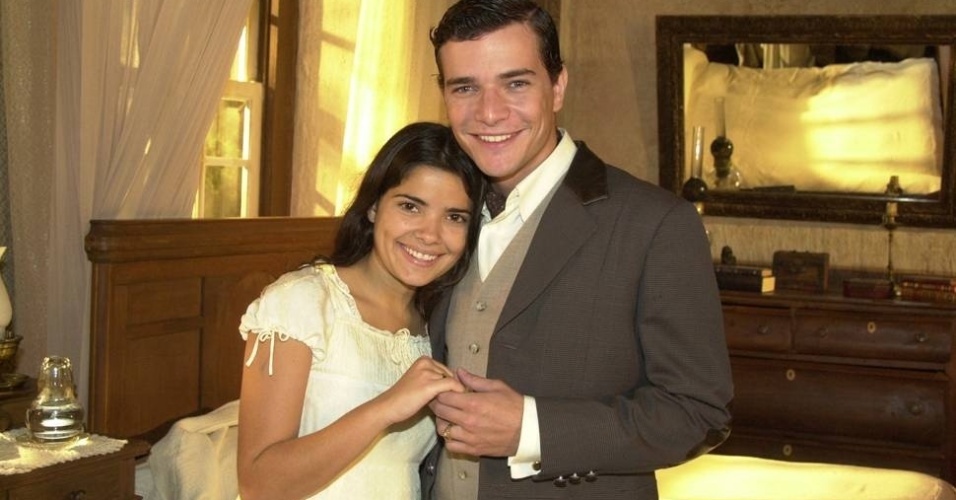 Daniel Oliveira e Vanessa Giácomo se conheceram na novela "Cabocla" (2004)