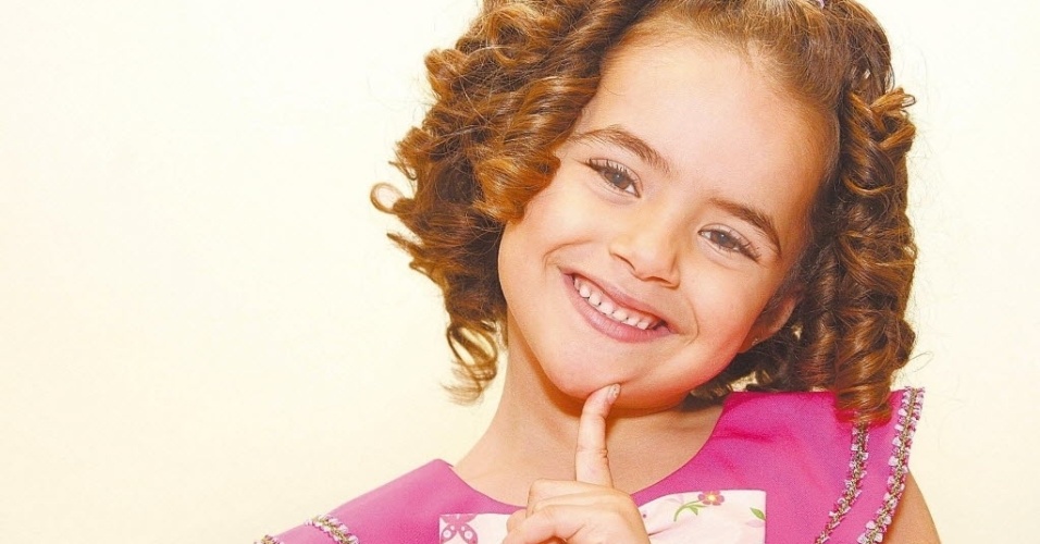 Maisa Silva Andrade nasceu em 22 de maio de 2002 na cidade de São Bernardo do Campo, em São Paulo. A garotinha, que ganhou fama no "Programa Raul Gil", completa 10 anos em 2012 (foto de 20/10/08)