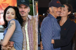 Angelina Jolie vai com Billy Bob Thornton, seu marido na época, a duas pré-estreias: em 2000 do filme "60 Segundos" e em 2001 de "Vida Bandida". - Reuters - Reuters