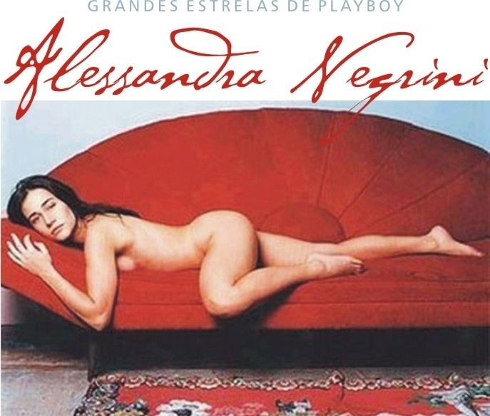 Abr.2000 - Alessandra Negrini foi capa da revista Playboy. 