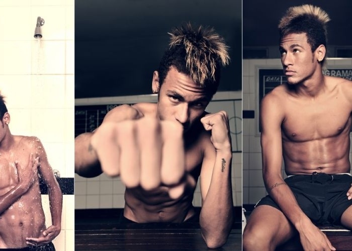 Neymar protagoniza ensaio sensual na edio de dezembro de 2011 da revista 