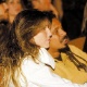 Deborah Secco e Falcão namoraram por dois anos e chegaram a ficar noivos. Por amor ao vocalista do grupo O Rappa, a atriz tatuou a frase "Falcão, amor verdadeiro, amor eterno" em seu pé direito (6/10/04) - Luciana Cavalcanti/Folha Imagem