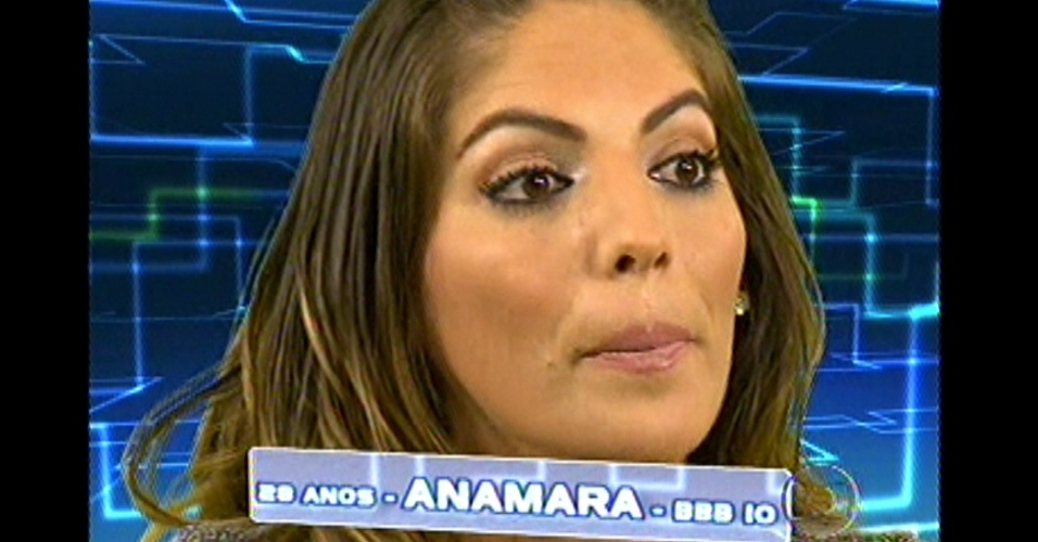 8.jan.2013 - Sensual e polêmica, Anamara também ganhou uma chance para voltar para o programa